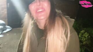 Cracky signs her autograph with a pen up her BUTT!!!