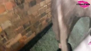 Cracky signs her autograph with a pen up her BUTT!!!