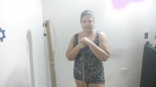 My older man goes to work and my stepmother seduces