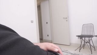 She is SHOCKED !!! Dickflash to a Muslim cougar inside