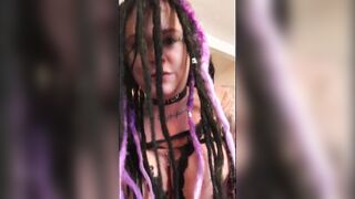 Fucking and Sucking Off with her Bitch Collar on!