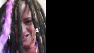Fucking and Sucking Off with her Bitch Collar on!