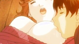 Hentai student meets horny Milf at home
