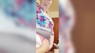 Squirting on a Rough Penis then Using Juices to Jerk and Taste Every Last Drop of Cum
