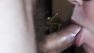 a tiny penis gets huge from oral caresses and ends up