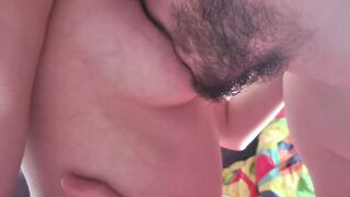 I blown her breasts and then pounded her booty