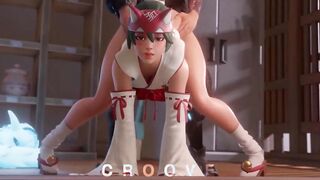 Overwatch Compilation - Best of Kiriko 2022 (3D Animations with Sounds)