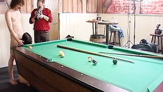 punched into the vagina while having fun billiards