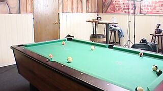 punched into the vagina while having fun billiards