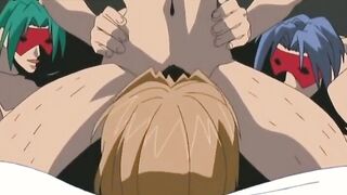 Hentai lovely maid fucked in hardcore group sex