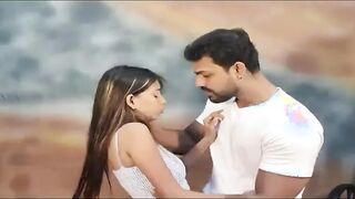 Desi teen girl with producer