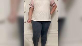 Goddess sluts struggles to hold her full bladder