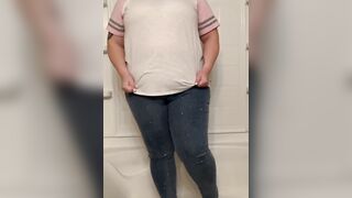 Goddess sluts struggles to hold her full bladder