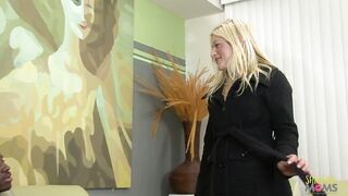 Friends recommended his bbc for the single blonde as her