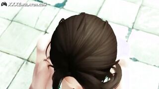 Animated Low Blow Outdoor Busty MILF Uncensored
