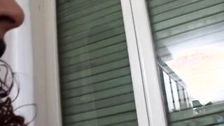 Cutie red haired mom fucks her girlfriend kept inside bdsm to make her cum and fill her huge boobs with warm cum
