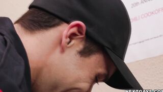 Andrew Miller suck and taste Justin Matthews big cock