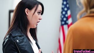 MILF fucked hard during boring class