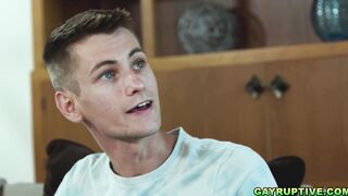 Homeless eighteen years old twink enlists to the army