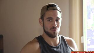 Uncle teaces his step nephew a very hard dick lesson