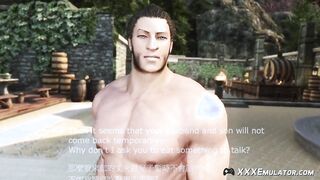 Busty Teacher Married MILF Kyoko Outdoor 3D Sex