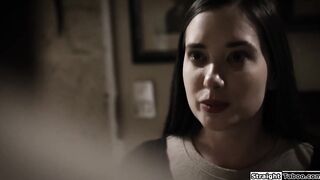 Stepdad fucks stepdaughter as a welcome