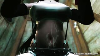 Wooden Glory Hole Lockhart 3D Anime Sex