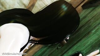 Wooden Glory Hole Lockhart 3D Anime Sex