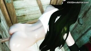 Wooden Glory Hole Lockhart 3D Anime Sex