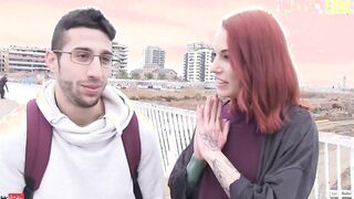 LASFOLLADORAS - BEAUTY RED BJ SILVIA RUBI THREE-WAY WITH AMATEUR DUDE - AMATEUREURO