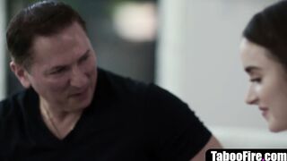 Pure step daughter deflowered by sleazy stepfather