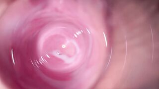 Camera deep into Mia's 18 yo creamy twat