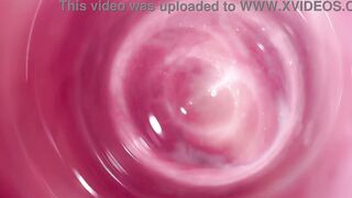 Camera deep into Mia's 18 yo creamy twat