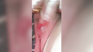 Erotic soak cunt close up