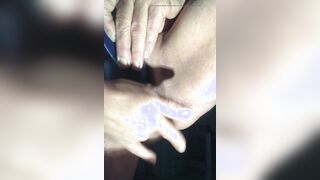 Freaky cougar Close up quick squirt vagina tease wit clitoris sucker