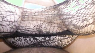 Huge boobed blonde stepmom who wearing a bodystockings - seduce me to got my long cummed into her bushy vagina-Milky Mari