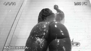 Poizon Ivy swallows my dick into the shower