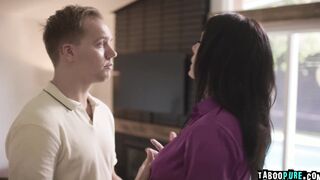 Reagan Foxx finger fucked by his stepson Joshua Lewis