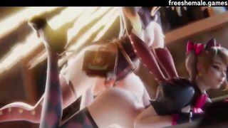3D Shemale FUTANARI Cartoon Porn COMP