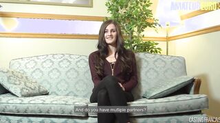 CastingFrancais - Eva Lyx Crazy Hot Canadian 18 Year Old Hardcore Snatch Screwed