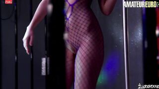 LACOCHONNE - Huge Tits Dancer Takes two Cocks in her Pussy at the same Time