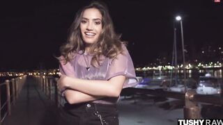 TUSHYRAW Anal-hungry Dark Hair goes ass to mouth & loves it
