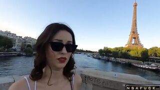 A Pretty Russian Gets Banged in a Limo
