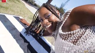 Fucking Into The Sun Scene With Air Thugger, Elsie - Brazzers Official