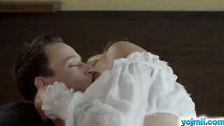 Nikki fucked Eyla's hairy pussy from behind