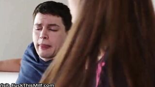Milf kissing babe  Becoming A Man