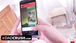 DadCrush - WRONG NUMBER! Lusty Step Daughter Sends Her Stepdad Nudies