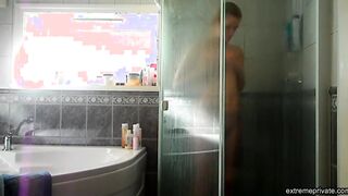 peeking at my beautiful sister taking a shower