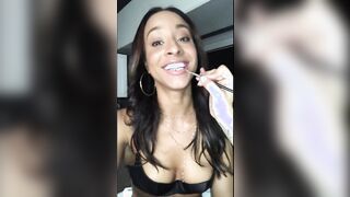 BLACKEDRAW Chloe & Kyler get Tag Teamed by two Huge big black cock