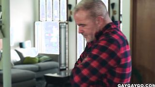 Harley slobbers and fucks Dale's boner